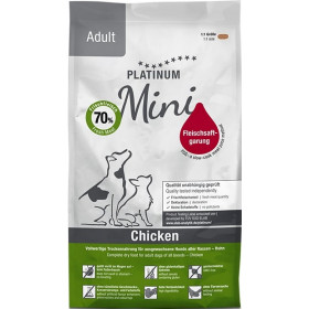 Супер премиум храна Platinum Adult Mini Chicken -за мини породи със 70% прясно пилешко месо, годно за човешка консумация